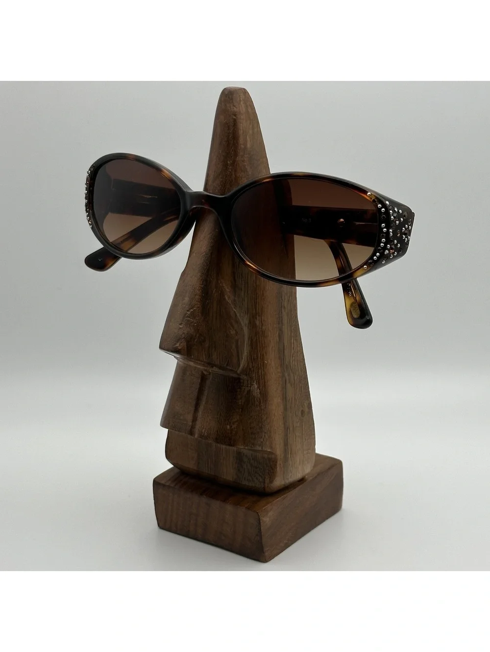 Fossil Dazzling Women's Tortoise Shell Sunglasses with Rhinestone Detailing